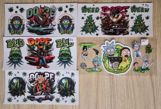 Wraps Cartoons pour adultes
